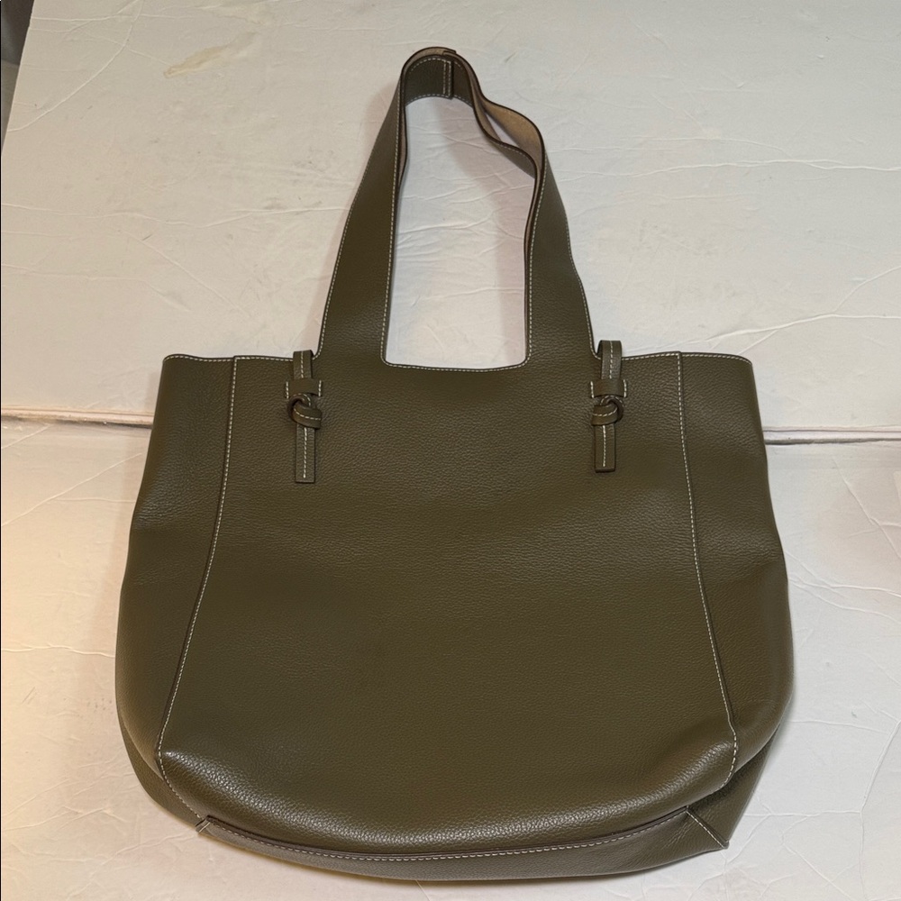Strathberry Olive Green Tote Bag - Picture 2 of 10